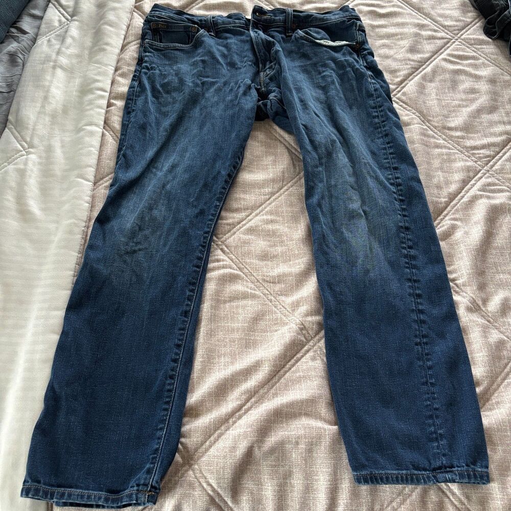 Polo Ralph Lauren: Mens Jeans Size 34x30 Dark Wash Denim Pants